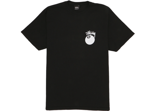 Stussy 8 Ball Pigment Dyed Tee Black