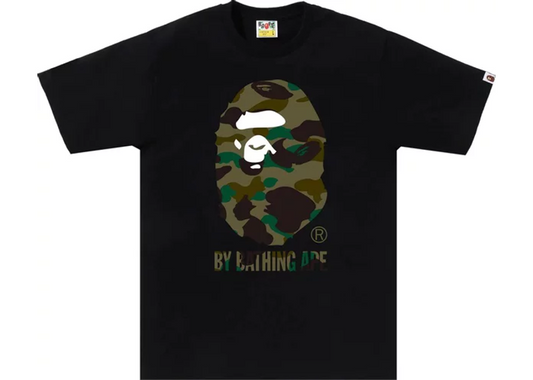 A Bathing Ape 1st Camo by Bathing Ape Tee in Black/Green