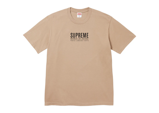Supreme Paris Tee Khaki