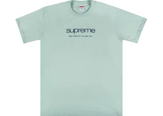 Supreme Shop Tee Light Teal
