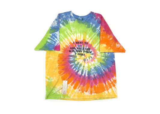 TRAVIS SCOTT I WENT TO ASTROWORLD TIE DYE TEE