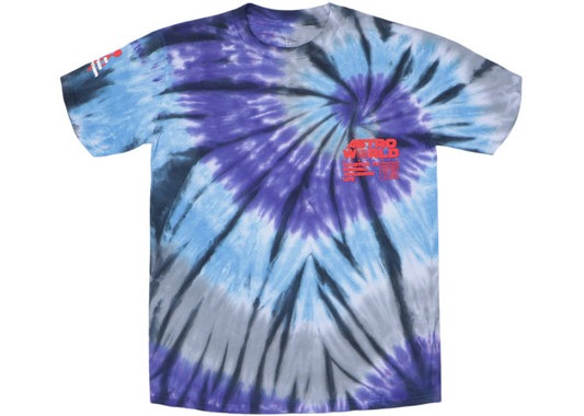TRAVIS SCOTT OFFICIAL SOUVENIR TEE PURPLE TIE-DYE
