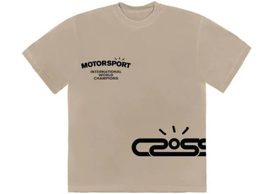 Travis Scott Cactus Jack Motor Sport Tee Tan