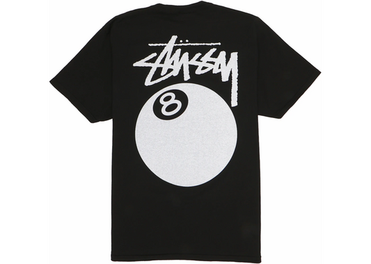 Stussy 8 Ball Pigment Dyed Tee Black
