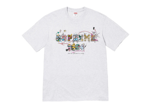 Supreme Varsity Tee Ash Grey