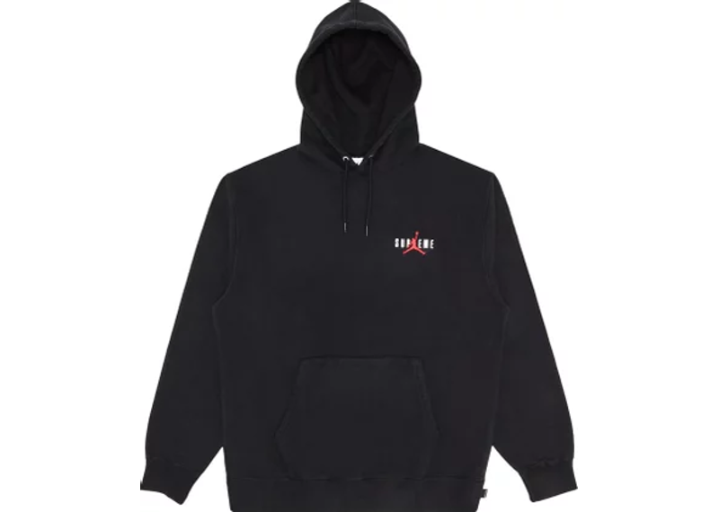 Supreme x Jordan Hooded Sweatshirt Black – Exclusive Elements Supreme x Jordan Hooded Sweatshirt Black – Exclusive Elements
