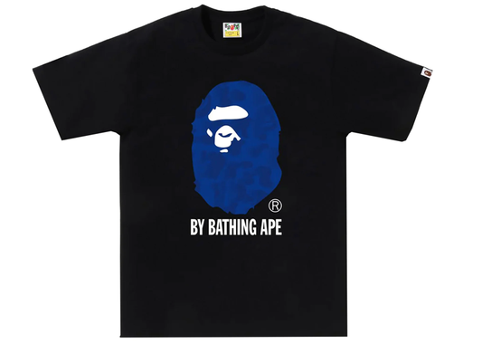 BAPE A Bathing Ape Ink Camo Ape Head Tee Black