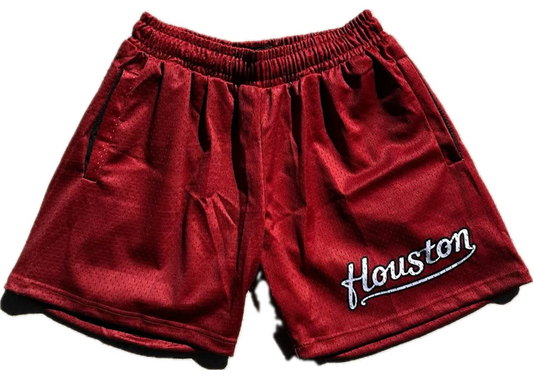 Ourselves Clothing Brick Cursive Shorts