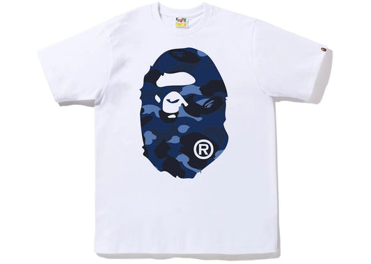 BAPE Color Camo Big Ape Head Tee (FW22) White Blue