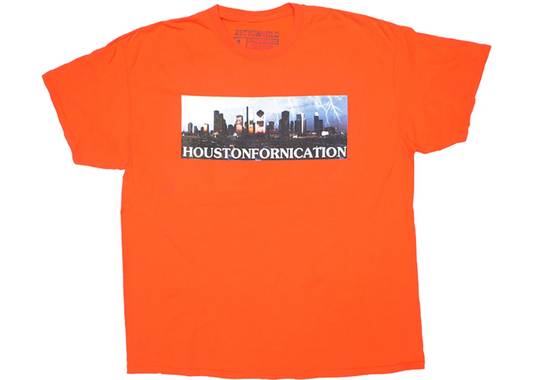 TRAVIS SCOTT ASTROWORLD HOUSTON EXCLUSIVE TEE ORANGE