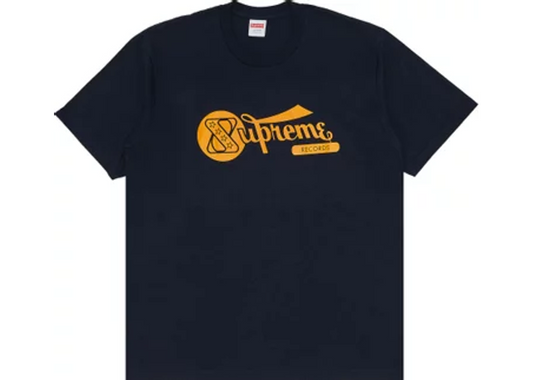 Supreme Records Tee Navy