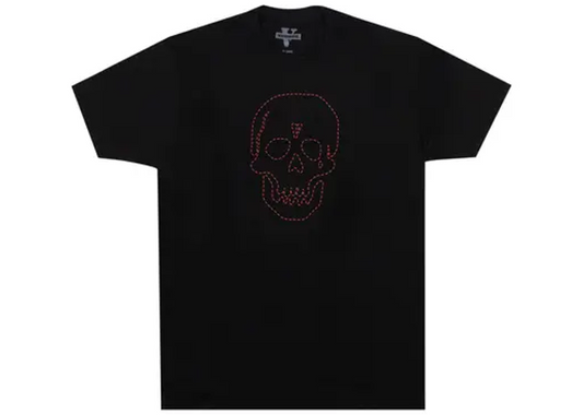 Vlone x Neighborhood Skull Short-Sleeve T-Shirt Black/Red
