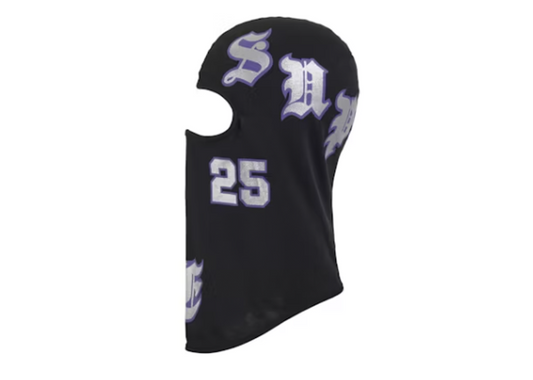 Supreme Old English Lightweight Balaclava Black