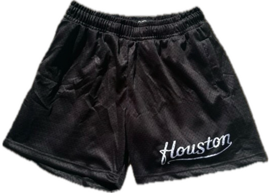 Ourselves Clothing Black Cursive Shorts