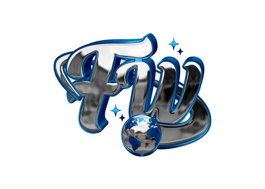 Faded World Globey Cartoon Screw Tee Cream