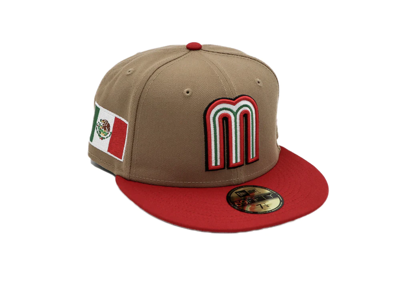 Lids Tan/Red Mexico WBC