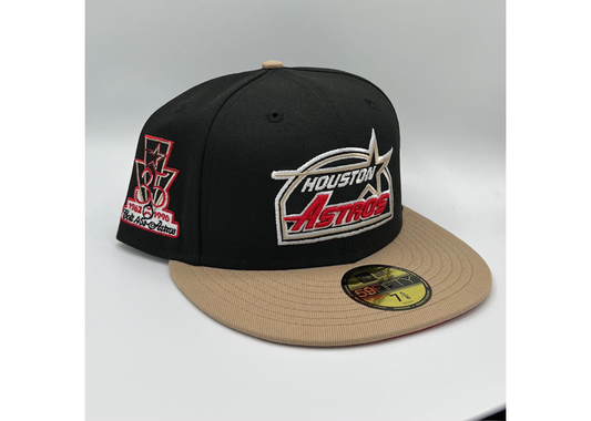 Exclusive Fitted "Black/Camel/Red" Astros