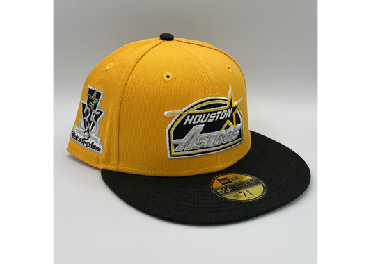 Exclusive Fitted Yellow/Black 35 Years Astros