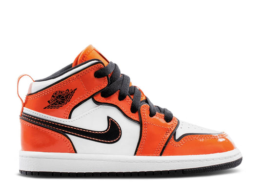 Air Jordan 1 Mid SE PS Turf Orange