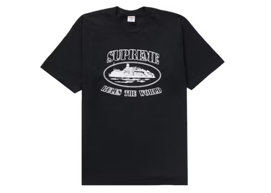 Supreme Corteiz Rules The World Tee Black