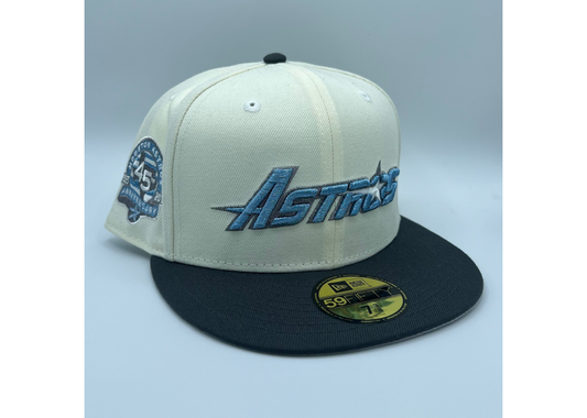 Astros Cream/Light Blue 45 Years
