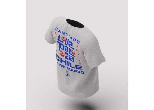 Drake Lollapalooza Chile T-Shirt Grey