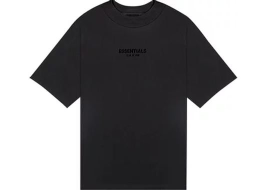 Fear Of God Essentials Small Logo Tee Jet Black