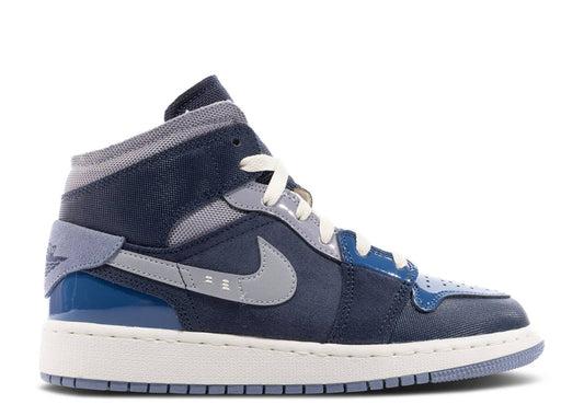 Air Jordan 1 Mid SE Craft GS Inside Out - Obsidian