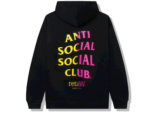 Anti Social Social Club retaW Hoodie Black
