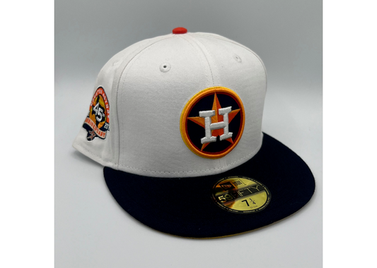 New Era Astros 45th Anniversary White Blue Orange