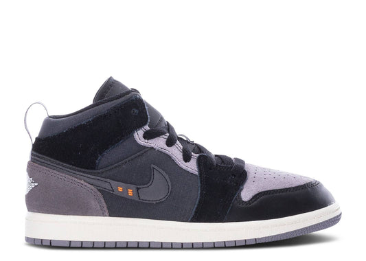 Air Jordan 1 Mid SE Craft PS Inside Out - Black