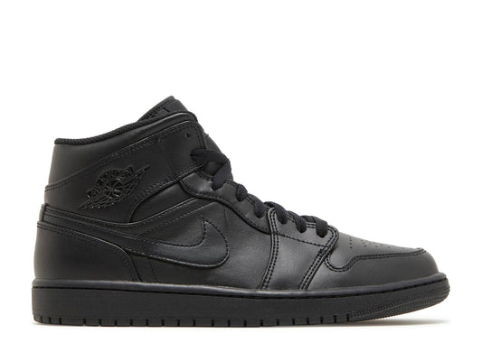 Air Jordan 1 Mid Triple Black 2022