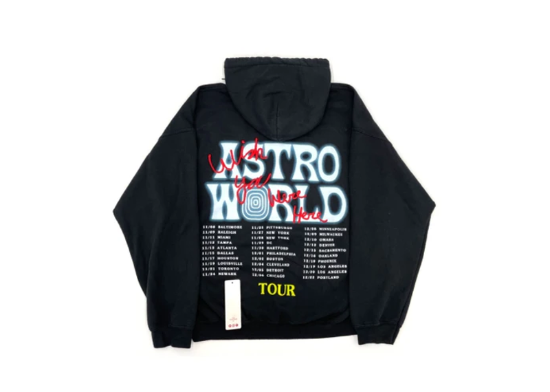 TRAVIS SCOTT SICKO MODE HOODIE BLACK
