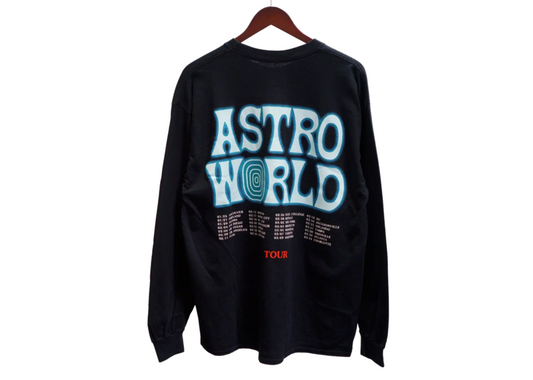 Travis Scott Astroworld Tour Horse Long Sleeve Black