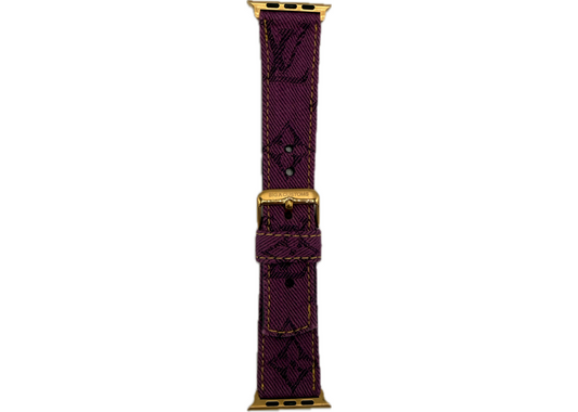 Big A Customz Purple LV Watchband 42mm