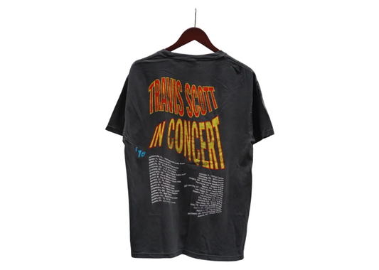 Travis Scott In Concert 2016 Graphic Tee Washed Black