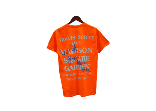 Travis Scott Madison Square Garden Tour Tee Orange