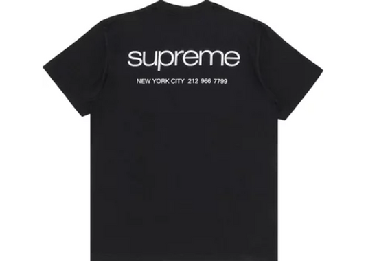 Supreme NYC Tee Black