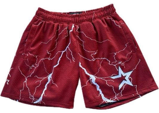 Ourselves Clothing Red Thunder Shorts