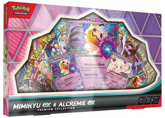 Pokemon Mimikyu ex and Alcremie ex Premium Collection