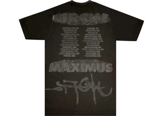 CACTUS JACK BY TRAVIS SCOTT GREEN HYENA TOUR TEE BLACK