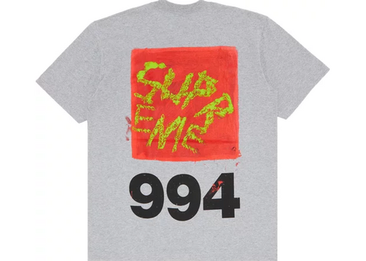 Supreme Paint Tee Heather Grey