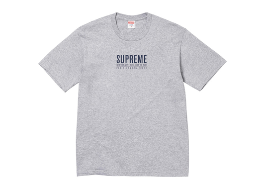 Supreme Paris Tee Heather Grey