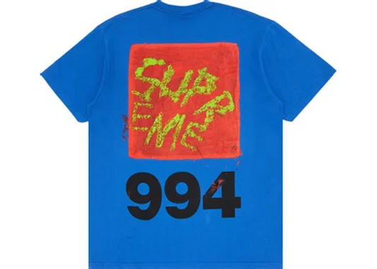 Supreme Paint Tee Royal Blue