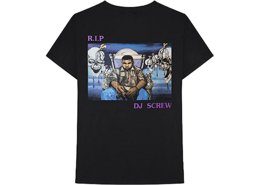 Travis Scott Astroworld RIP DJ Screw Tee Black