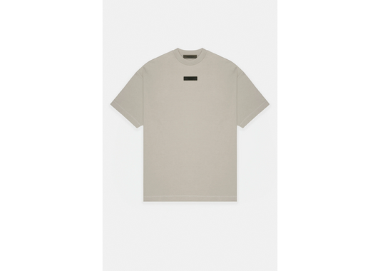 ESSENTIALS FEAR OF GOD CREWNECK TEE LIGHT HEATHER