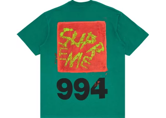 Supreme Paint Tee Green