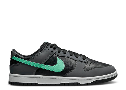 Dunk Low Black Green Glow