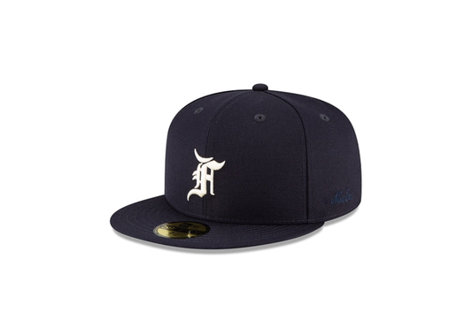 FEAR OF GOD ESSENTIALS NEW ERA 59FIFTY FITTED HAT (FW21) NAVY