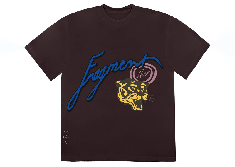 Travis Scott Cactus Jack For Fragment Icons Tee Brown